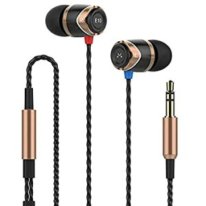 (未使用品) SoundMAGIC E10 防音耳入り有線 耳栓強力低音HIFIステレオススポーツ イヤホン (ゴールド)通販セール
