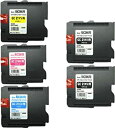 【中古】 RICOH リコー 【5個】GC21V カラー4色セット+黒 Mサイズ インク RICOH GELJET プリンター ジェルジェットプリンタ用