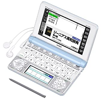 【中古】 特別英語コンテンツ付 カシオ EX-word 電子辞書 140コンテンツ 高校生モデル XD-N4805LB ライトブルー