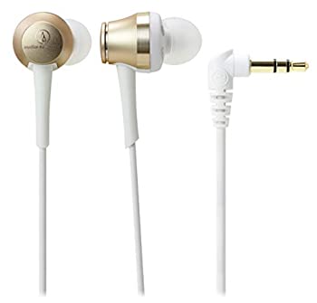 【中古】 audio technica オーディオテクニカ イヤホン カナル型 ハイレゾ対応 シャンパンゴールド ATH-CKR70 CG