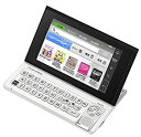 【中古】 CASIO カシオ デジタル英会話学習機 EX-word RISE XDR-B10WE ホワイト コンテンツ40