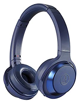 š audio technica ǥƥ˥ SOLID BASS 磻쥹إåɥۥ 㲻 ֥롼 ATH-WS330BT BL