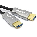 【中古】 MavisLink 4K 光ファイバーHDMIケーブル 35フィート 4K 60Hz HDMI 2.0ケーブル 18Gbps HDMIコード ARC HDR HDCP2.2 3D対応 Blu-ray TVボックス H