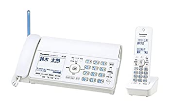 【中古】 Panasonic パナソニック おたっくす デジタルコードレスFAX 子機1台付き 1.9GHz DECT準拠方式 ホワイト KX-PD503DL-W