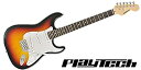 【中古】 PLAYTECH プレイテック エレキギター ST250 Rose Sunburst