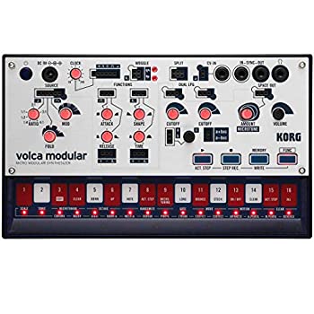 【中古】 KORG コルグ モジュラー シンセサイザー volca modular パッチング ケーブル付属 電池駆動 スピーカー内蔵 ヘッドフォン使用可