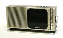 【中古】(未使用品) National ナショナル 松下電器産業 RC-305 デジタル電子時計付FM AMラジオ 木目調 ビンテージ アンティーク