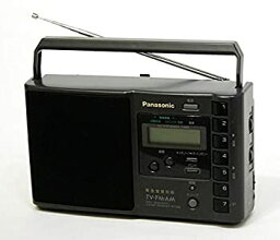 【中古】 Panasonic パナソニック National ナショナル RF-U99-K ブラック 緊急警報放送対応 3バンドラジオ (TV音声1〜12ch FM AM)