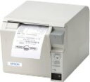 【中古】 SEIKO EPSON セイコーエプソン サーマルレシートプリンター 58mm USB クールホワイト 電源 IFケーブル別売 TM-T70U541