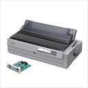 【中古】 EPSON エプソン インパクトプリンター 24ピン 136桁 6枚複写 (オリジナル+5枚) 英数360字 秒 NIC対応 連続紙トラクタ2基 スー...