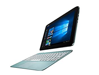 【中古】 ASUS 2in1 タブレット ノートパソコン TransBook T100HA-BLUE Windows10 10.1インチ アクアブルー
