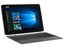 【中古】 ASUS 2in1 タブレット ノートパソコン TransBook T100HA-128S Windows10 10.1インチ メタルグレー