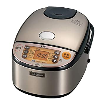 【中古】(未使用品) ZOJIRUSHI 象印 炊飯器 IH式 1升炊き ステンレス NP-HF18-XA