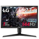 【中古】 LG ゲーミング モニター UltraGear 24GL650-B 23.6インチ 1ms 144Hz フルHD TN非光沢 FreeSync HDMI×2 DisplayPo