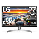 yÁz LG j^[ fBXvC 27UK850-W 27C` 4K HDRΉ IPS USB-Type-C HDMI~2 DisplayPort Xs[J[ FreeSync 