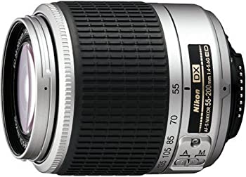 【中古】 Nikon ニコン AF-S DX ズームニッコール ED 55-200mm F4-5.6G シルバー デジタル一眼レフ用