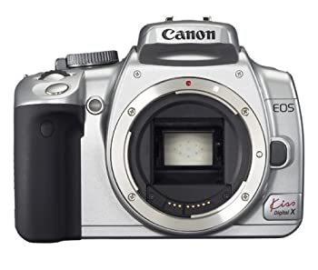 【中古】 Canon キャノン デジタル一眼レフカメラ EOS Kiss デジタル X ボディ本体 シルバー KISSDXS-BODY