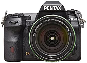 【中古】 PENTAX デジタル一眼レフカメラ K-3 18-135WR レンズキット ブラック ローパスセレクタ 最高約8.3コマ 秒・最大約60コマ -3EV低輝度対応 15543