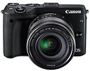 【中古】 Canon キャノン ミラーレス一眼カメラ EOS M3 レンズキット (ブラック) EF-M18-55mm F3.5-5.6 IS STM 付属 EOSM3BK-1855ISSTMLK