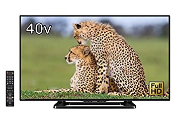 【中古】 SHARP シャープ 40V型 液晶 テレビ AQUOS LC-40W35-B フルハイビジョン 外付HDD対応 (裏番組録画) ブラック 2016年モデル