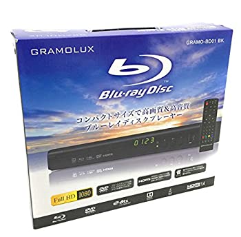 【中古】 GRAMOULUX ブルーレイディスクプレーヤー Blu-ray DVD GRAMO-BD01 BK