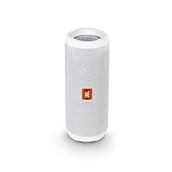 【中古】 JBL FLIP4 Bluetoothスピーカー IPX7防水 パッシブラジエーター ポータブル ホワイト JBLFLIP4WHT
