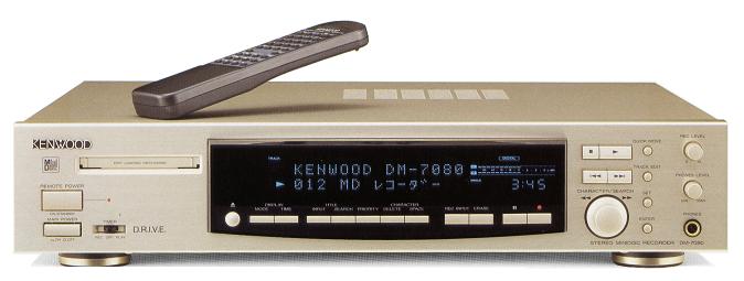 【中古】 JVC KENWOOD ケンウッド DM-7080 MDレコーダー (MDデッキ) 単体コンポ MDLP非対応