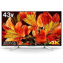 【中古】 SONY ソニー 43V型 液晶 テレビ ブラビア 4K Android TV機能 Works with Alexa対応 KJ-43X8500F B