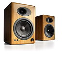 【中古】 Audioengine オーディオエンジン A5+ パワードスピーカー (バンブー)(2)