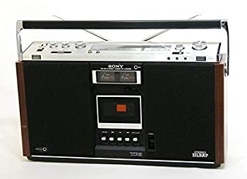 【中古】 SONY ソニー CF-6600 FM AMステレオラジオカセット STEREO ZILBA 039 P ジルバップ 木製キャビネット デラックスタイプ