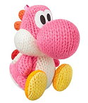 【中古】 amiibo アミーボ あみぐるみヨッシー ピンク ヨッシー ウールワールドシリーズ