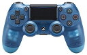 【中古】 ワイヤレスコントローラー (DUALSHOCK 4) ブルー クリスタル