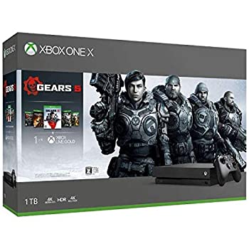 【中古】 Xbox One X (Gears 5 Gears of War 1 2 3 4 ダウンロード版 同梱)