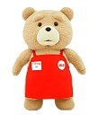 【中古】 tedテッド おれのBIGモフモフエプロンぬいぐるみ 特大48cm