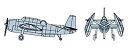【中古】 トランペッター 1/350 アメリカ海軍 TBF アベンジャー 4機入 塗装済みプラモデル 06408