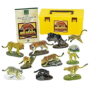 【中古】 立体図鑑リアルフィギュアボックス ワイルドキャット ネコ科動物