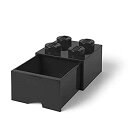 【中古】 レゴ 収納ボックス 引き出しタイプ ブリック ドロワー 4 LEGO Brick Drawer 4 (ブラック)