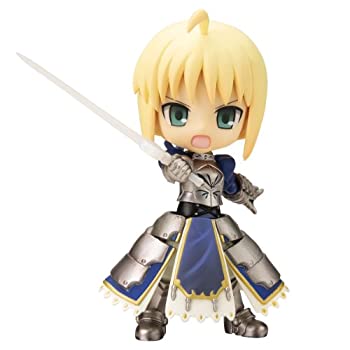 【中古】 コトブキヤ キューポッシュ Fate/stay night セイバー ノンスケール PVC製 塗装済み可動フィギュア