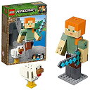 【中古】(未使用品) レゴ (LEGO) マインクラフト マインクラフト ビッグフィグ アレックスとニワトリ 21149 ブロック おもちゃ 男の子