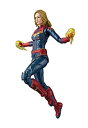 【中古】 S.H.フィギュアーツ キャプテン・マーベル 約150mm PVC&ABS製 塗装済み可動フィギュア(3)
