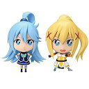 【中古】 映画 この素晴らしい世界に祝福を!紅伝説 ミニディスプレイフィギュア アクア&ダクネス 全2種セット