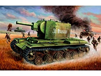 【中古】 トランペッター 1/35 ソビエト KV-2重戦車 プラモデル
