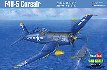【中古】 ホビーボス 1/48 F4U-5 コルセア プラモデル