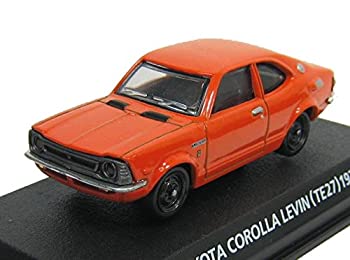 【中古】 コナミ 1/64 絶版名車コレクション Vol 2 トヨタ カローラレビン 型式TE27 1972 オレンジ