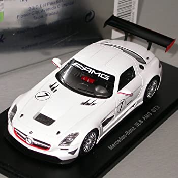 【中古】 スパーク 1/43 メルセデス・ベンツ SLS GT3 10 ホワイト 完成品 1