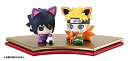 【中古】 ぷちきゃらランド 招き猫 NARUTO-ナルト- 疾風伝 招き九尾だってばよ! 約50mm PVC製 塗装済み完成品フィギュア