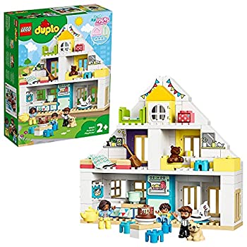【中古】 LEGO レゴ デュプロ デュプロのまち たのしいプレイハウス 10929 1歳半 幼児 フィギュア ドールハウス ごっこ遊び