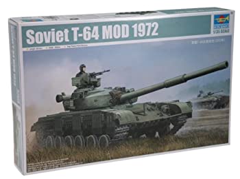 【中古】 トランペッター 1/35 ソビエト軍 T-64 主力戦車 Mod.1972 プラモデル
