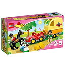 【中古】 LEGO レゴ デュプロ デュプロRのまち うまとトレーラー 10807