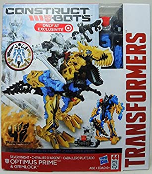 【中古】 Construct-Bots Silver Knight Optimus Prime and Grimlock Transformers Age of E...